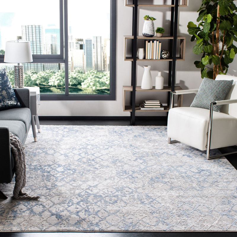 Struthers Ikat Area Rug, Rectangle 236 x 305cm