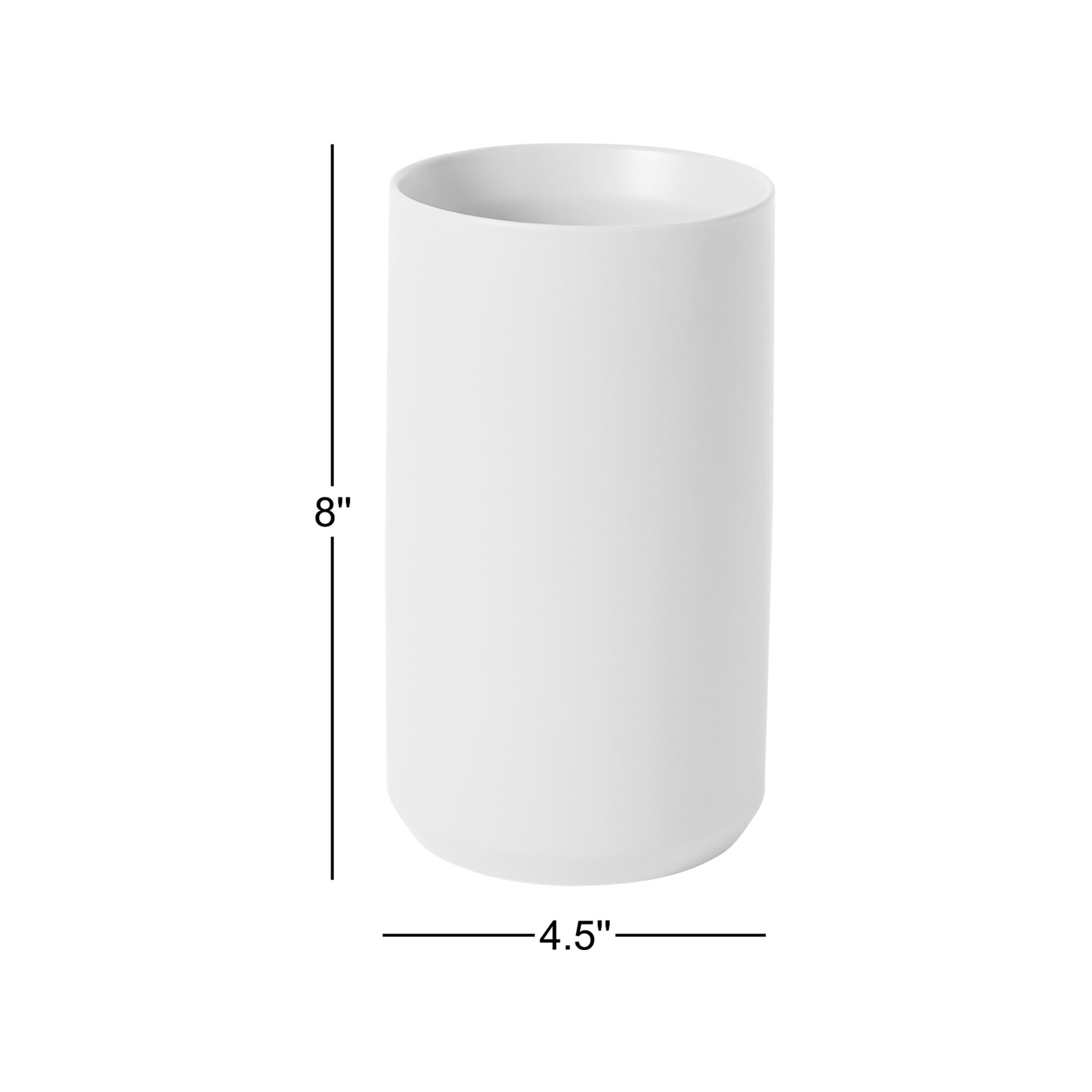 Parsons 8'' Handmade Ceramic Table Vase, Blue