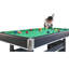 Table de billard 6 pi avec plateau de tennis de table, tables combinées multi-jeux pour les salles de jeux en famille-97820882