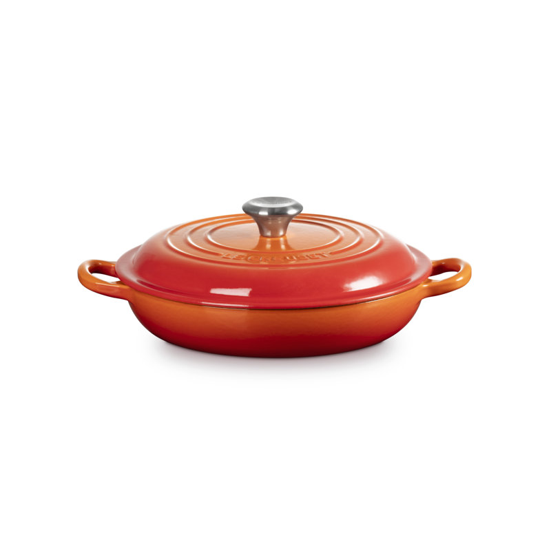 Le Creuset Signature Shallow Casserole 22cm, Volcanic