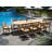 Marissa 10 - Person Teak Wood Patio Dining Set with Oval Table-1074865993-1074865998