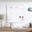 Thomas Martha Stewart Magnetic Monthly Calendar Dry Erase Board with Woodgrain Frame, Dry Erase Marker, and 2 Magnets-89798286