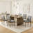 Chislett 7-Piece Solid Wood Dining Set-1012873683