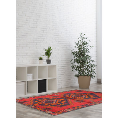 Windley Red Rug 3'6" x 6'5"