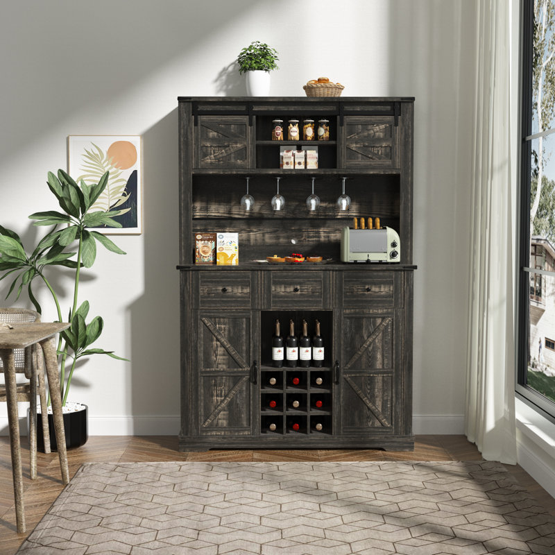 Armoire Vanier, Noir patiné