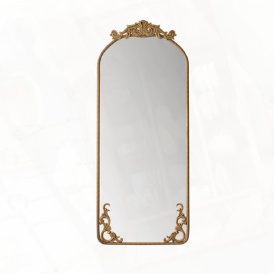 Vintage Arched Full Body Mirror Wall Mounted Decor