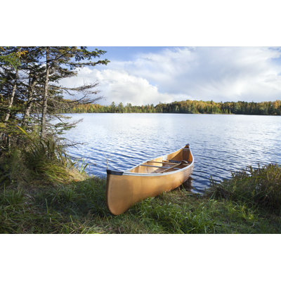 Canoe on Minnesota Lake par Willard - Photographie sur toile tendue