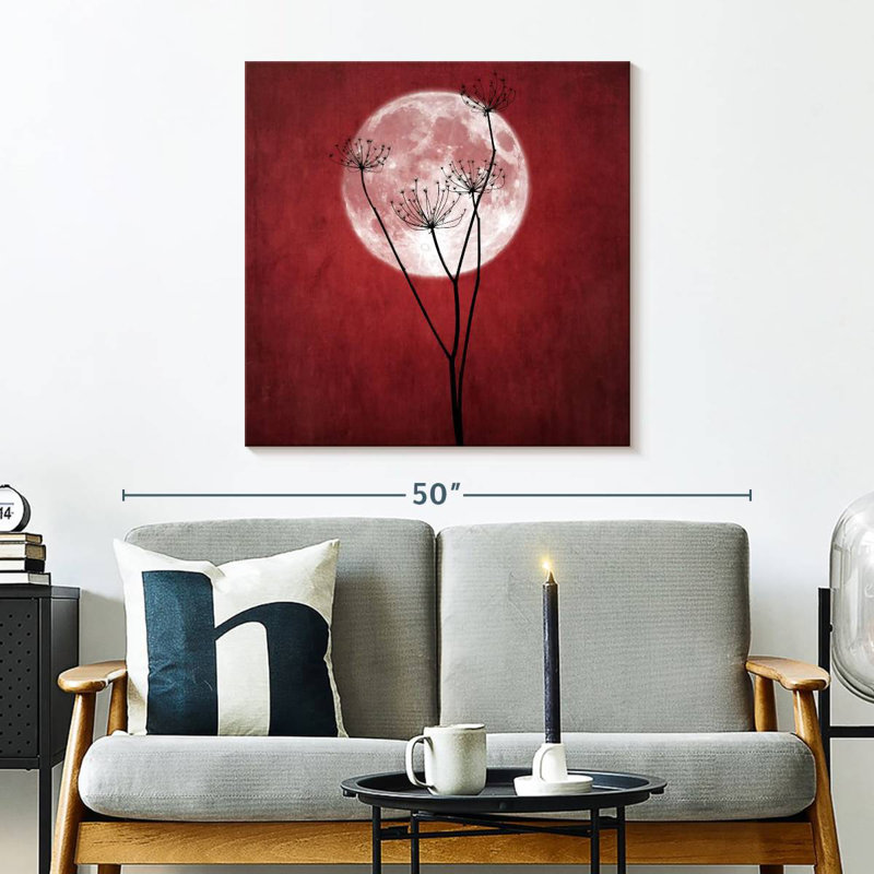 Oberle Glorious Blood Moon, 30" H x 30" W