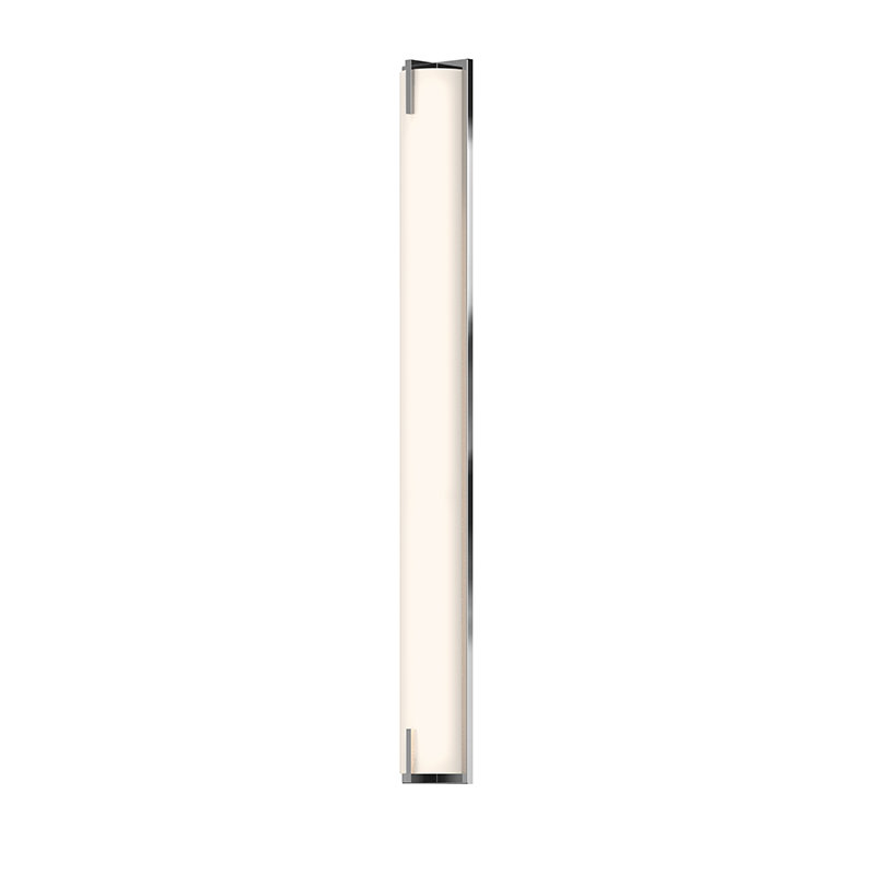 New Edge 1 - Light LED Bath Bar, Polished Chrome, 21W, 5"H x 40"W x 2.8"D