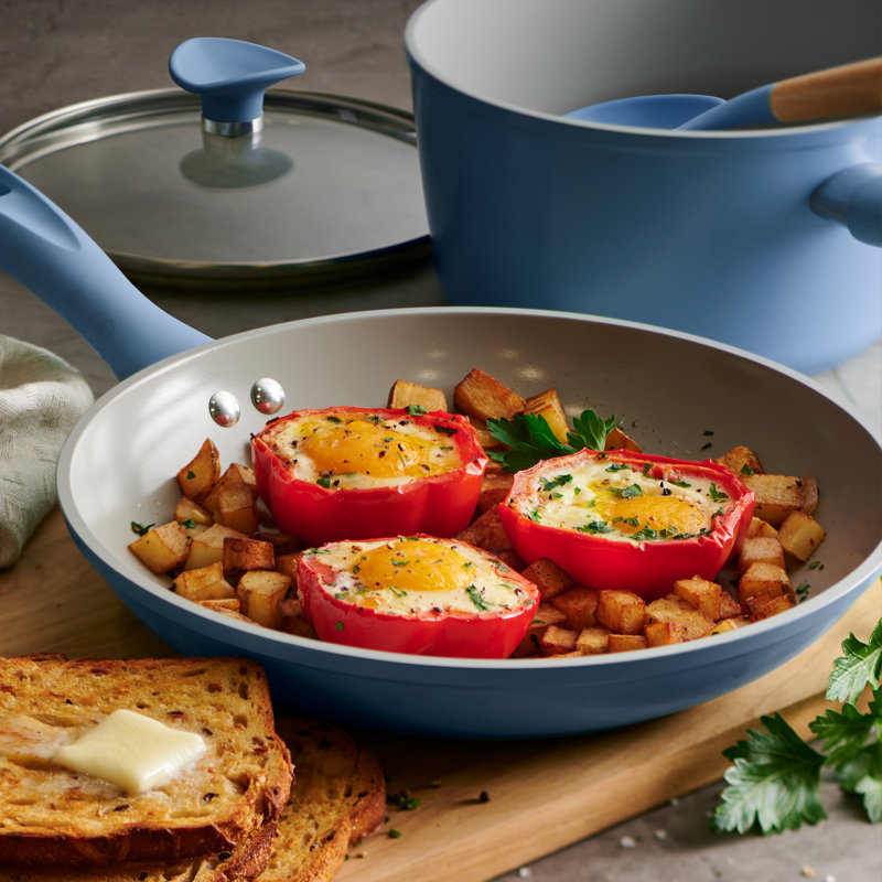 Tramontina 14 Pc Ceramic Induction-Ready Cookware Set, Blue