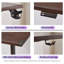 Solid Rubberwood Electric Standing Desk with Single Motor, Adjustable Height Sit‑Stand Desk