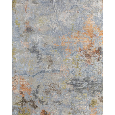 Contemporary One-of-a-Kind Rectangle 8' X 10' Wool Area Rug