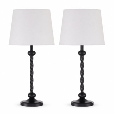 23"H Metal Table Lamp-2 Pack
