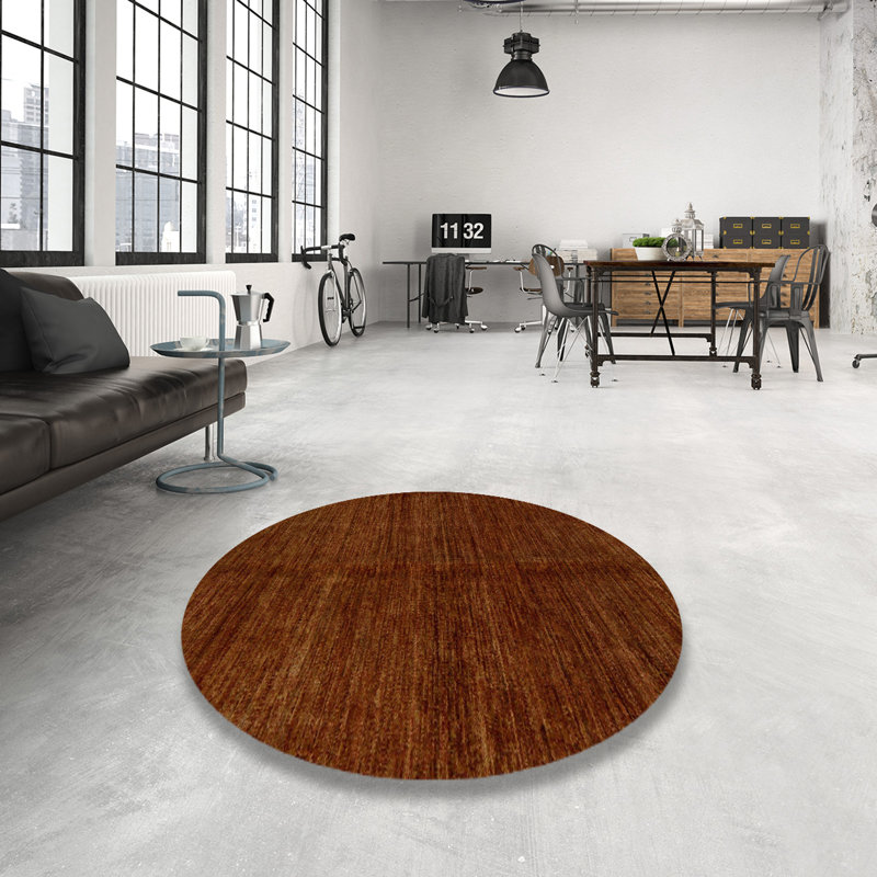Abstract Indoor Rug, Round 5'