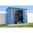 8 ft. W x 4 ft. D Galvanized Steel Vertical Storage Shed-67124300