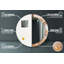 Huldar Glass Flat Wall Mirror