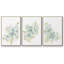 «Seafoam Petals I», reproduction sur toile 3 pièces-91887025-91887030