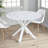 Pedestal Dining Table - 42" Mdf Round Table, Multi-use As Coffee/end Table For Kitchen