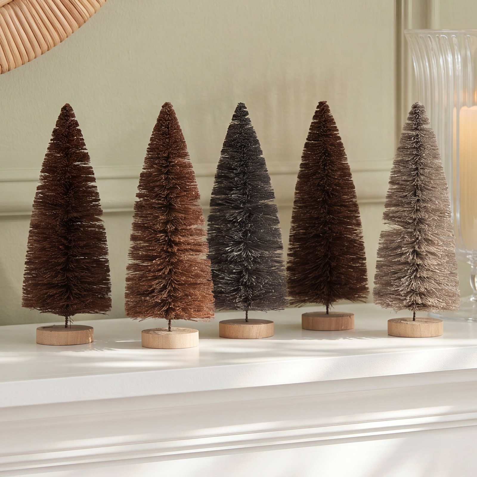 Sisal Bottlebrush Tree Set