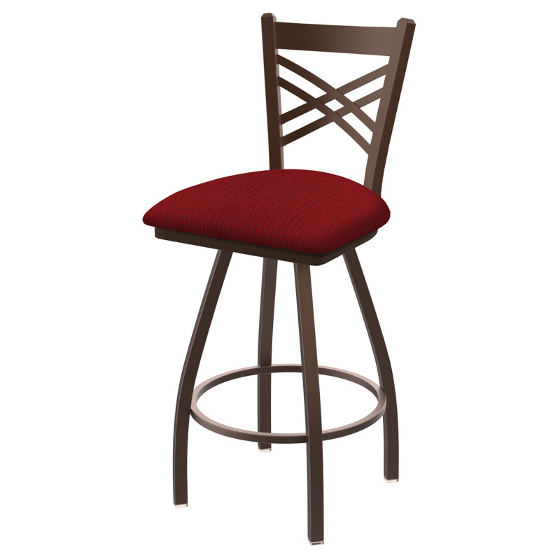 XL 820 Catalina Stool, Bronze, Fabric-Graph Ruby, Bar Stool (36” Seat Height)