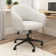 Meila Mid Century Modern Desk Chair For Home Office, Adjustable Seating With Wheels And Swivel Base