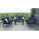 Madison 5 Piece Sectional Seating Group with Cushions