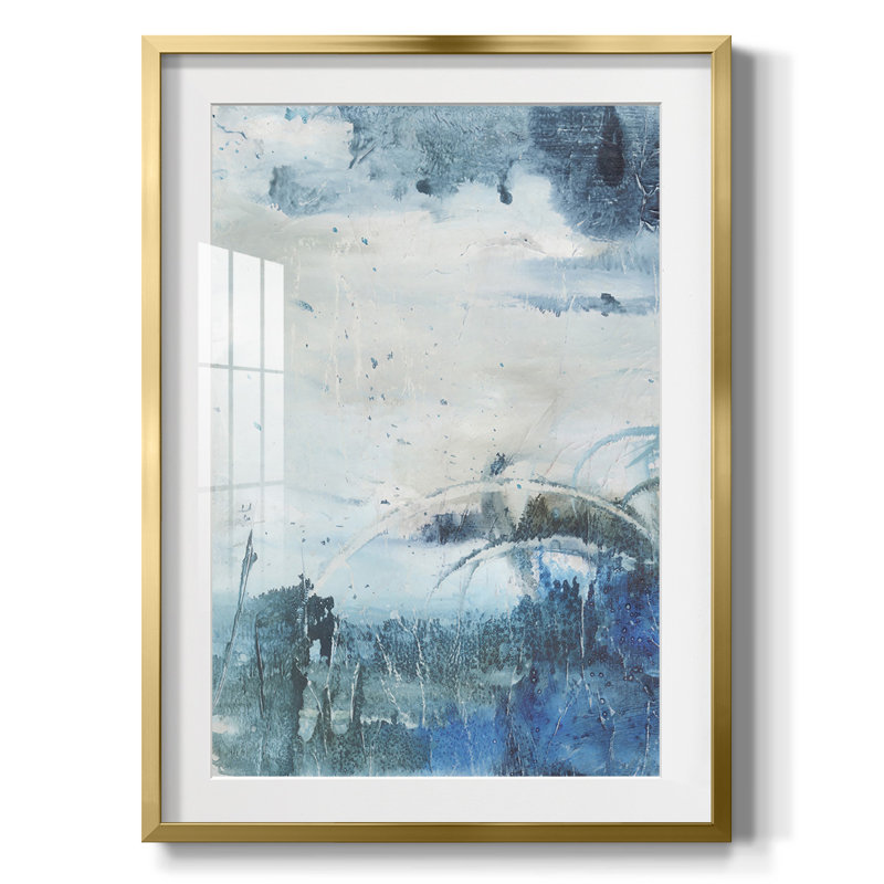 Coastal Seas II - impression encadrée, H 28,5 po x l 20,5 po, Doré
