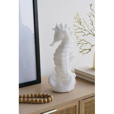 6.5X3.5X14" Seahorse Figurine