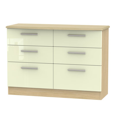 Fully Assembled Yvette 6 Drawer Chest