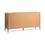 Alisen Oak Wood 6-Drawer Dressser