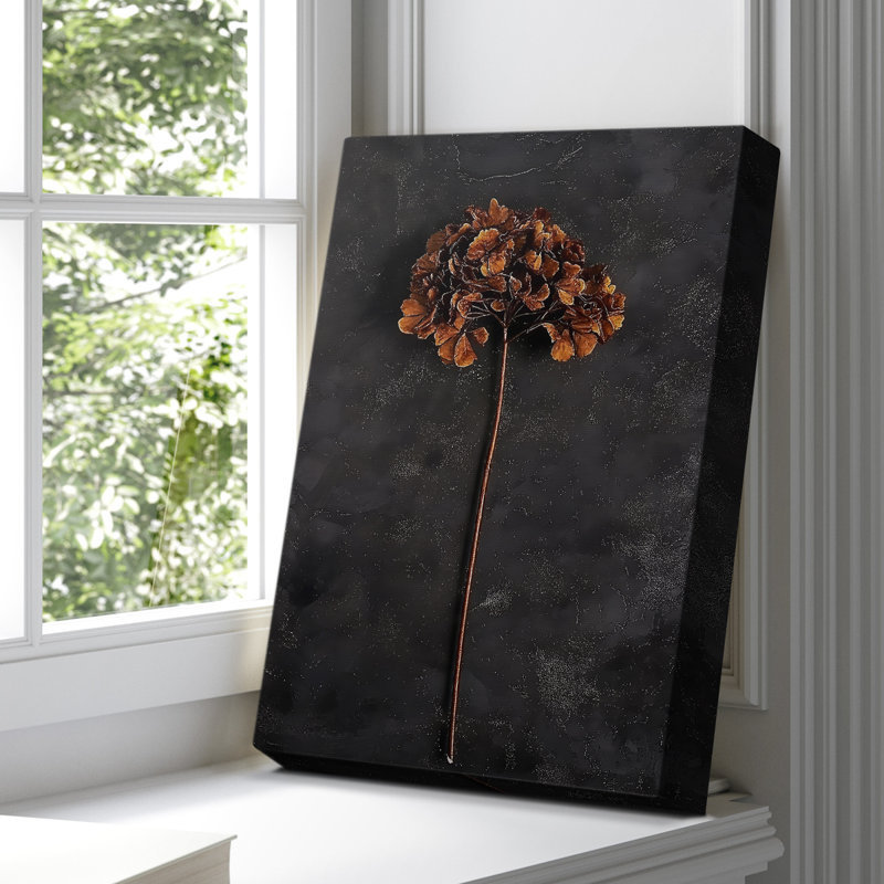 Toile tendue avec fleurs de la galerie florale - prêt à être accroché, H 18 po x l 12 po