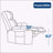 Comfortable Dual Motor Power Lift Recliner Chair with Massage and Heating Functions-1803189127