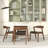 Solid Wood Leather Dining Chair
