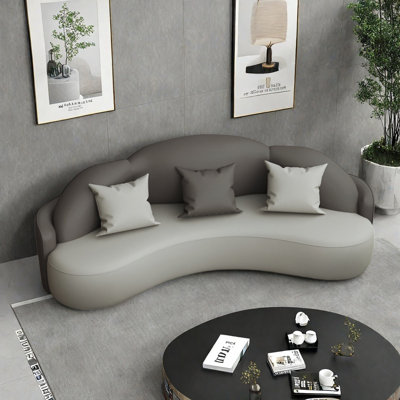 Modern Simple and Light Luxury Arc-shaped Sofa