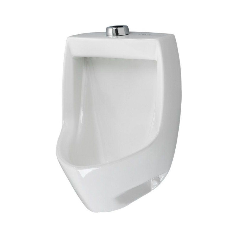Compact White Ceramic High-Efficiency Commercial Urinal