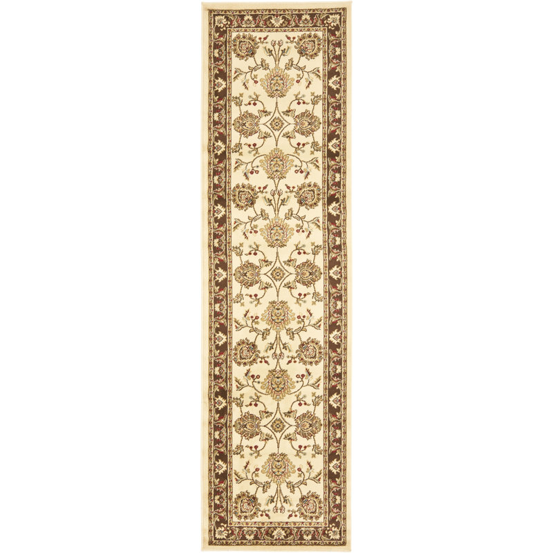 Tapis oriental ivoire / brun Klose, Tapis de couloir 2 pi 3 po x 8 pi