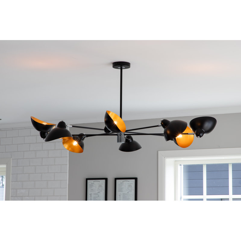 Aquinnah 8 - Light Sputnik Chandelier