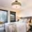Magnuss Rattan Semi Flush Mount