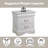 White Finish Nightstand-977768449