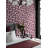 Oxblood Red Peel and Stick Wallpaper