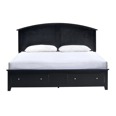 Hammond  Full Bed (Mattress Not Included), Black