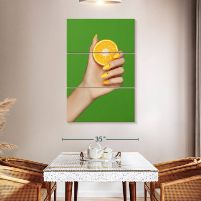 Clous d'inspiration orange