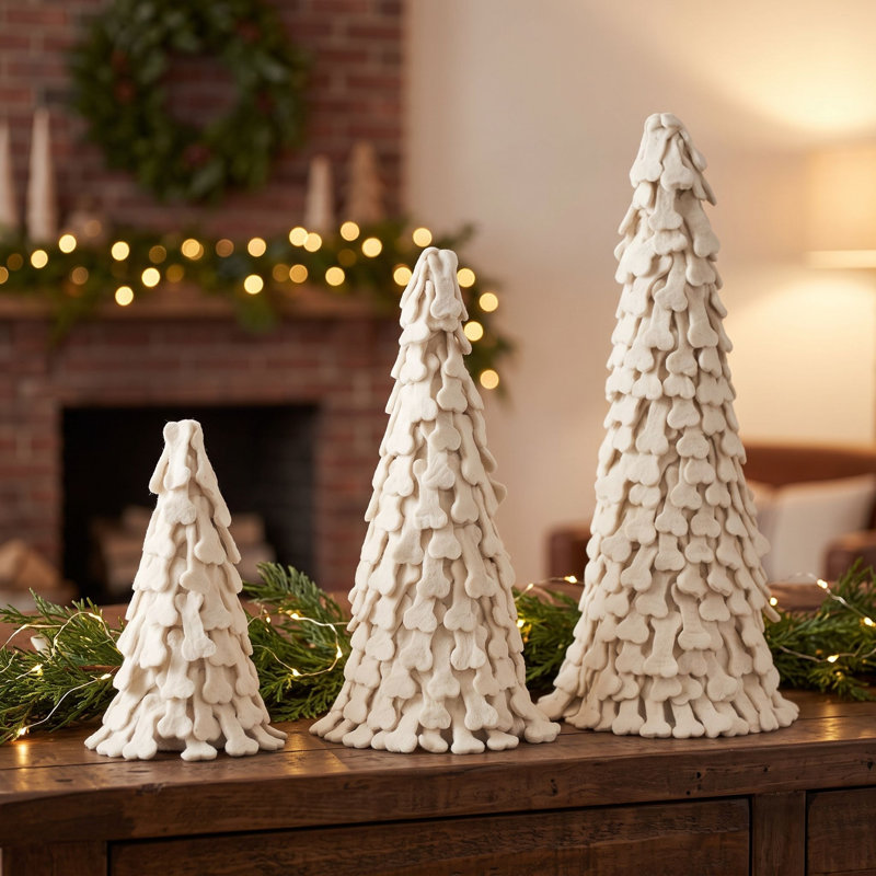 Three Piece Dogbone Christmas Tree Set