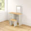 Gia Dressing Table with Mirror-38347736