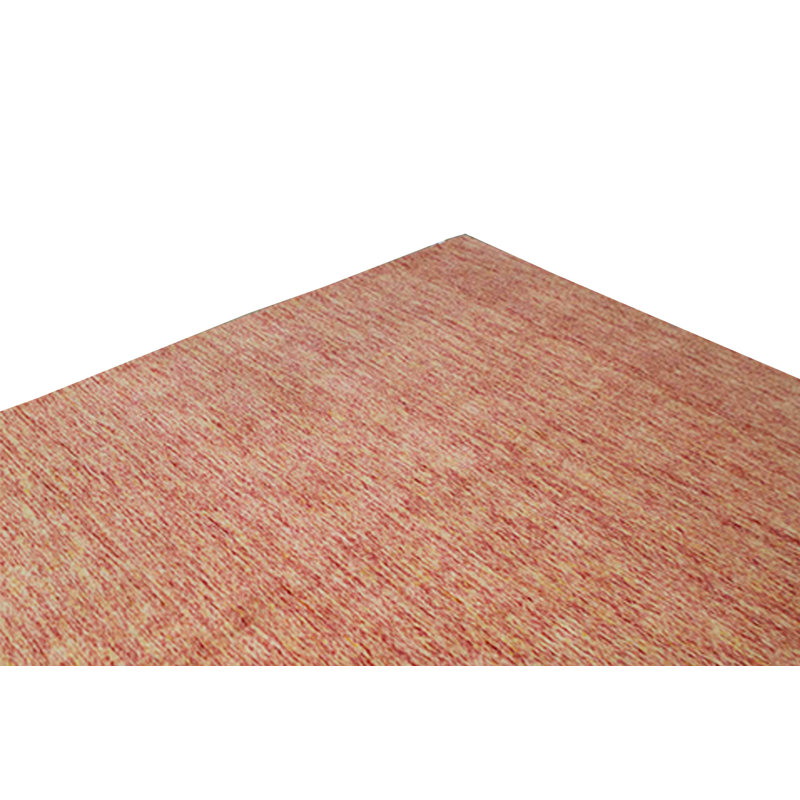Hand-Knotted High-Quality Orange Area Rug