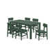 Modern Studio Urban Chair 7-Piece Parsons Table Dining Set
