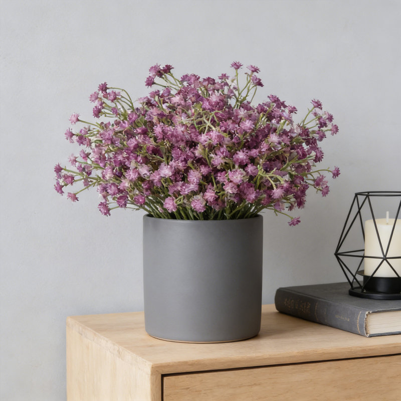 Fleurs artificielles de gypsophile, 20 pièces de fausses fleurs de gypsophile, arrangement de fausses fleurs pour le mariage