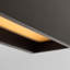 Kelly Wearstler Pench 1-light large tapered linear chandelier in dark bronze finish