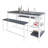Dolleen 4 - Person Trestle Dining Set-722482557