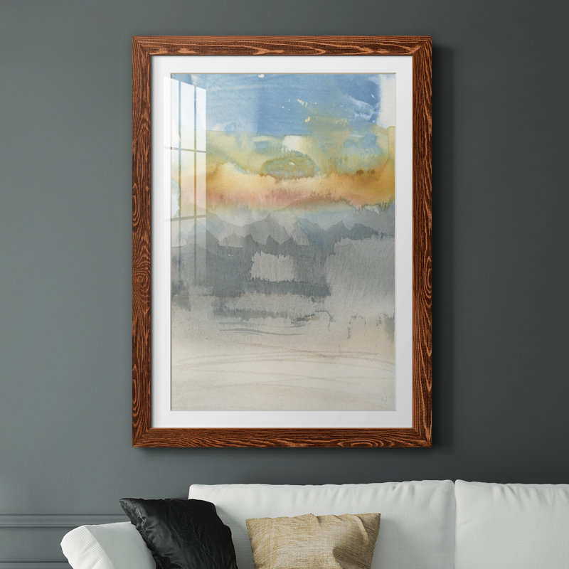 High Desert Sunset II - peinture encadrée, H 44 po x l 31 po x P 1 po, Érable